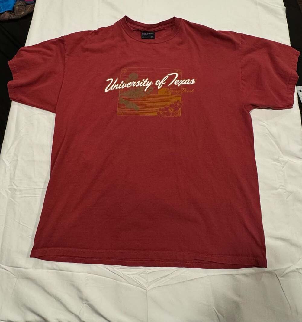 Vintage MV Sport University of Texas Spring Break Graphic T-Shirt